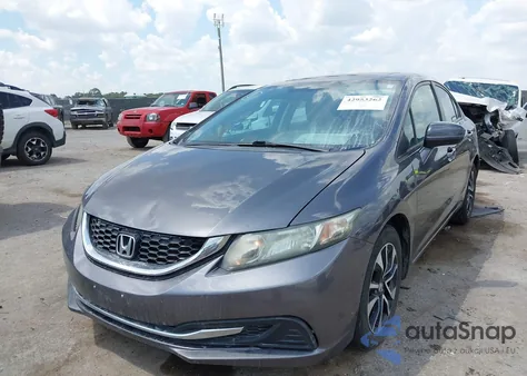 2015 Honda Civic Ex из США, поврежденный, VIN 19XFB2F87FE055543